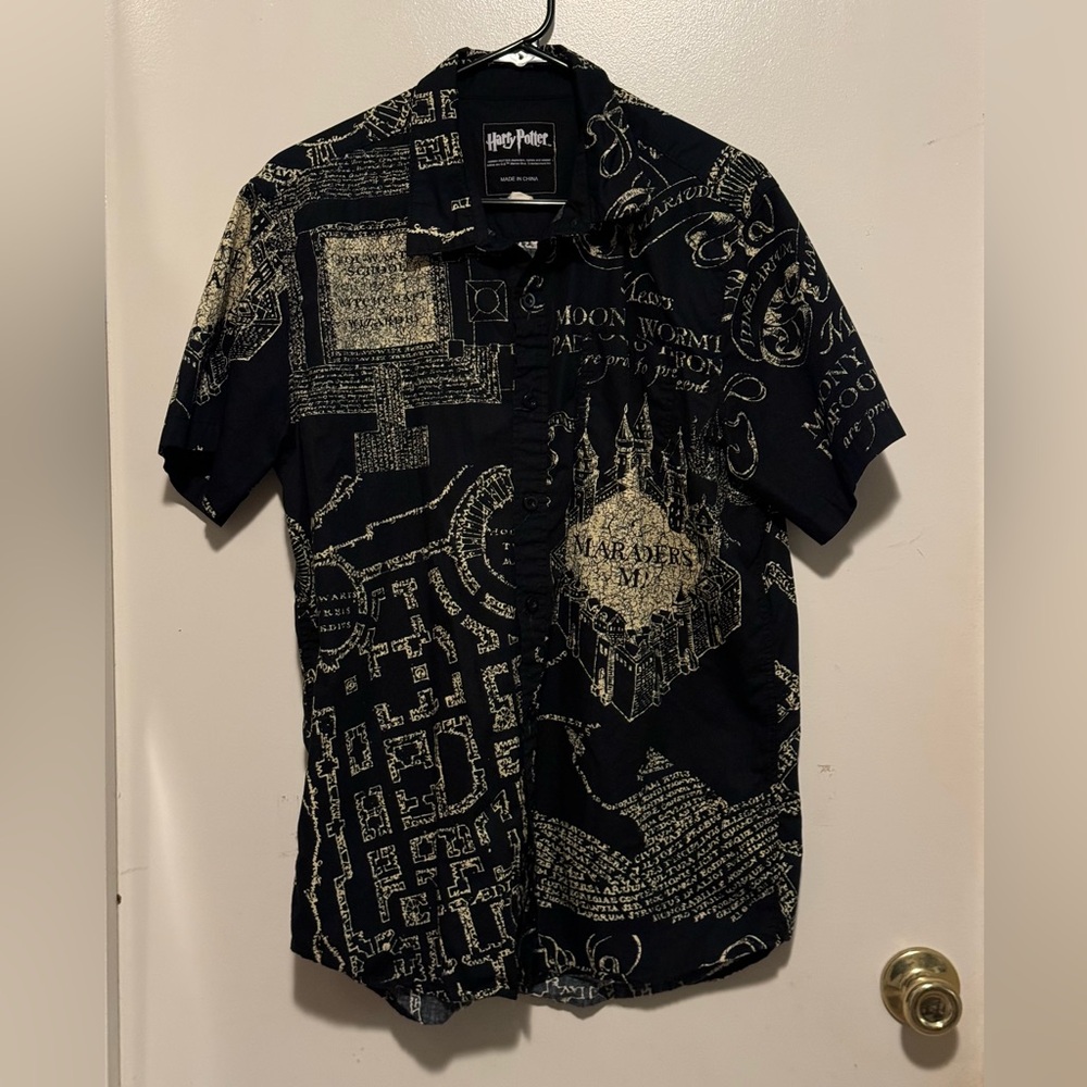 Officially licensed Harry Potter Marauder's Map shirt